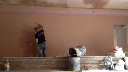 Plastering